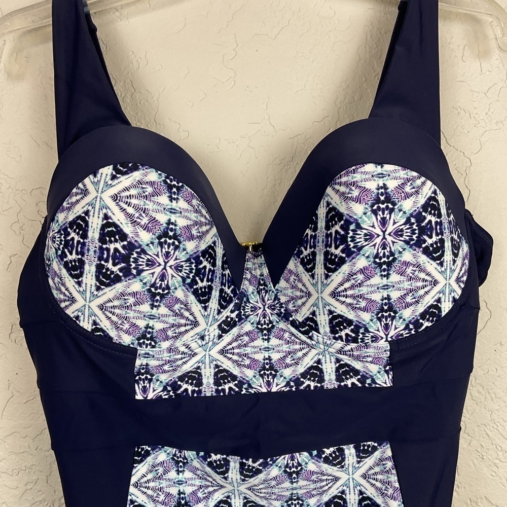 Adore Me Liandra Contour Plus Bathing Suit One Piece Swimsuit Size 40D 1X - Picture 2 of 8